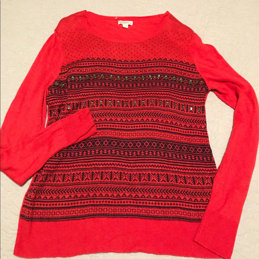 Red Sweater L